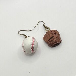 2/$40 Baseball and Glove Handmade Earrings